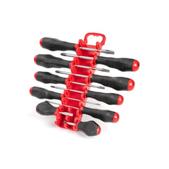 Screwdriver Sets; Screwdriver Types Included: Slotted; Phillips; Container Type: Plastic Holder; Number Of Pieces: 10