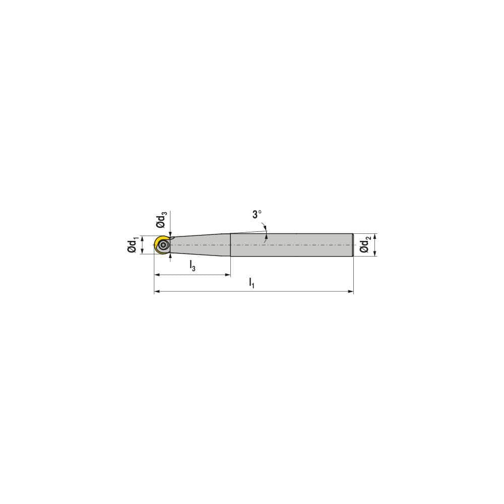 Indexable Ball Nose End Mills; Milling Diameter: 25.00 mm; Maximum Depth Of Cut: 4.00 mm; Shank Diameter: 32.00 mm; Shank Type: Cylindrical; Compatible Insert Style: ROGX; ROHX; Compatible Insert Size Code: RO.X 25..; Toolholder Style: Carbide Shank; Seri