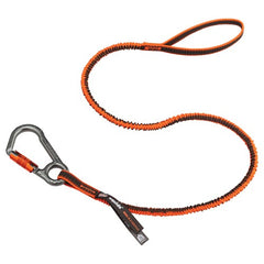 3108F Standard Orange Tool Lanyard Single Locking Carabiner - 15Lbs - Caliber Tooling