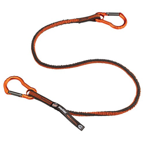 3110F Standard Gray Tool Lanyard Dual Carabiner-10Lbs - Caliber Tooling