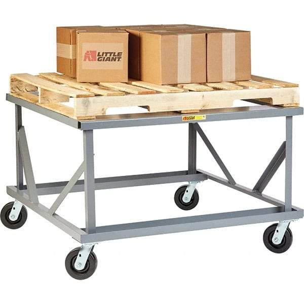 Little Giant - 3,600 Lb Capacity Steel Adjustable Pallet Stand - 30" High - Caliber Tooling