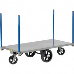 Little Giant - 3,000 Lb Capacity Steel Pipe Stake Truck - Steel Deck, 30" OAW, 48" Platform Length - Caliber Tooling