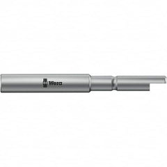 Wera - 4mm Drive, Nut Setter Screwdriver Bit - 44mm OAL - Caliber Tooling