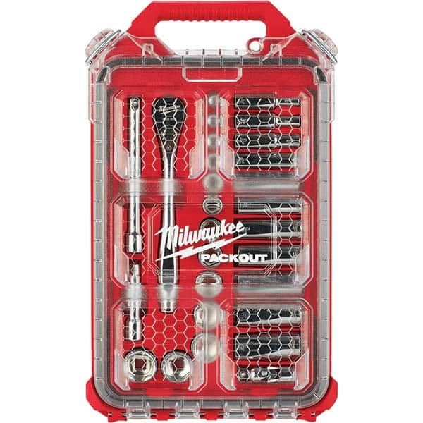 Milwaukee Tool - Socket Sets Measurement Type: SAE Drive Size: 3/8 - Caliber Tooling