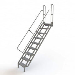 TRI-ARC - Rolling & Wall Mounted Ladders & Platforms Type: Stairway Slope Ladder Style: Stair Unit - Caliber Tooling