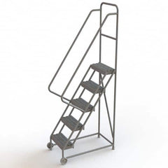 TRI-ARC - Rolling & Wall Mounted Ladders & Platforms Type: TiltNRoll Rolling Ladder Style: Tilt & Roll Safety Ladder - Caliber Tooling