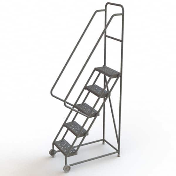 TRI-ARC - Rolling & Wall Mounted Ladders & Platforms Type: TiltNRoll Rolling Ladder Style: Tilt & Roll Safety Ladder - Caliber Tooling