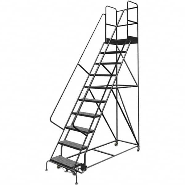 TRI-ARC - Rolling & Wall Mounted Ladders & Platforms Type: Rolling Warehouse Ladder Style: Rolling Platform Ladder - Caliber Tooling