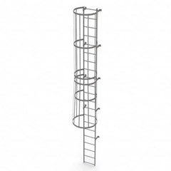 TRI-ARC - Rolling & Wall Mounted Ladders & Platforms Type: Fixed Ladder Style: Safety Cage - Caliber Tooling