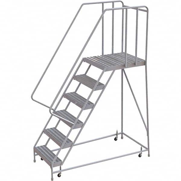 TRI-ARC - Rolling & Wall Mounted Ladders & Platforms Type: Rolling Warehouse Ladder Style: Rolling Safety Ladder - Caliber Tooling