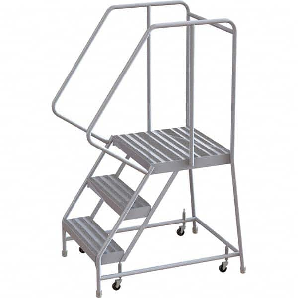 TRI-ARC - Rolling & Wall Mounted Ladders & Platforms Type: Rolling Warehouse Ladder Style: Rolling Safety Ladder - Caliber Tooling