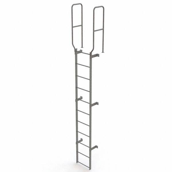 TRI-ARC - Rolling & Wall Mounted Ladders & Platforms Type: Fixed Ladder Style: Safety Cage - Caliber Tooling