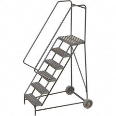 TRI-ARC - Rolling & Wall Mounted Ladders & Platforms Type: Rolling Warehouse Ladder Style: Rolling Safety Ladder - Caliber Tooling