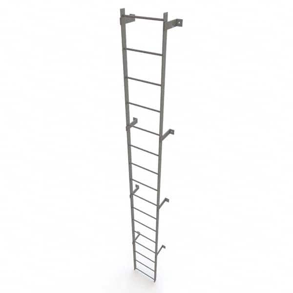 TRI-ARC - Rolling & Wall Mounted Ladders & Platforms Type: Fixed Ladder Style: Safety Cage - Caliber Tooling