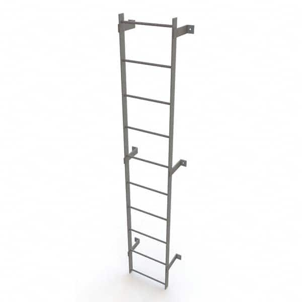 TRI-ARC - Rolling & Wall Mounted Ladders & Platforms Type: Fixed Ladder Style: Safety Cage - Caliber Tooling