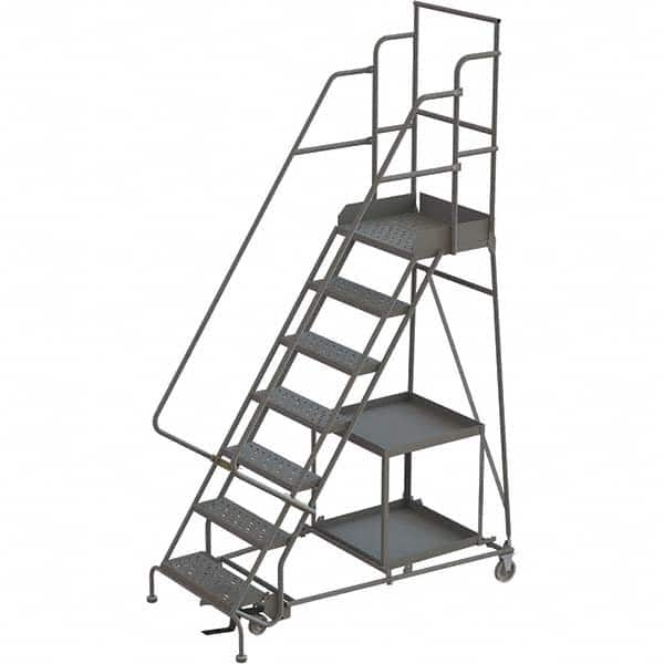 TRI-ARC - Rolling & Wall Mounted Ladders & Platforms Type: Stock-Picking Ladder Style: Rolling Safety Stock Picking Ladder - Caliber Tooling