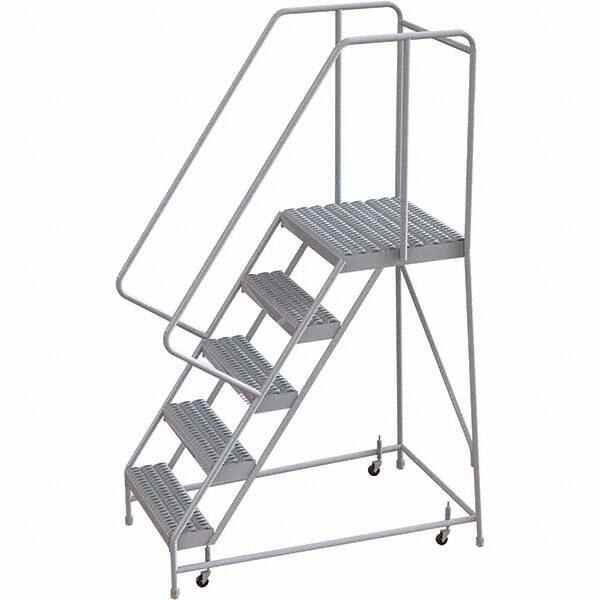 TRI-ARC - Rolling & Wall Mounted Ladders & Platforms Type: Rolling Warehouse Ladder Style: Rolling Safety Ladder - Caliber Tooling