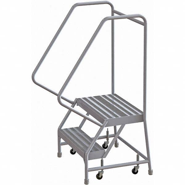 TRI-ARC - Rolling & Wall Mounted Ladders & Platforms Type: Rolling Warehouse Ladder Style: Rolling Safety Ladder - Caliber Tooling