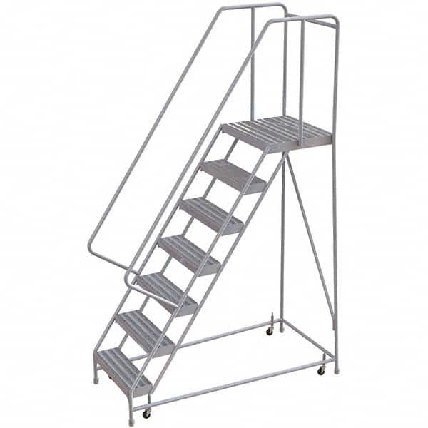 TRI-ARC - Rolling & Wall Mounted Ladders & Platforms Type: Rolling Warehouse Ladder Style: Rolling Safety Ladder - Caliber Tooling