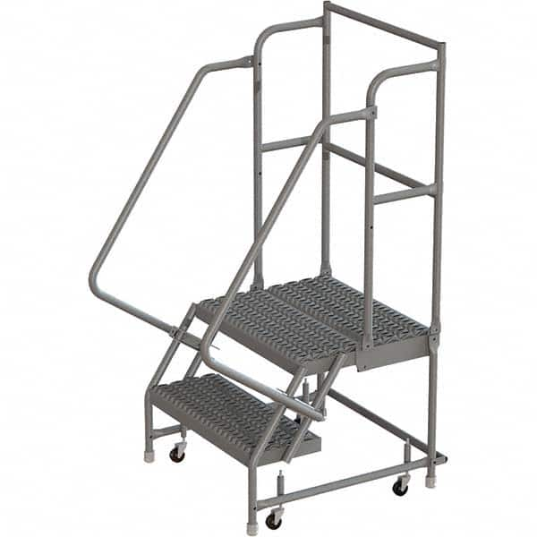 TRI-ARC - Rolling & Wall Mounted Ladders & Platforms Type: Rolling Warehouse Ladder Style: Rolling Platform Ladder - Caliber Tooling