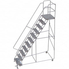 TRI-ARC - Rolling & Wall Mounted Ladders & Platforms Type: Rolling Warehouse Ladder Style: Rolling Safety Ladder - Caliber Tooling