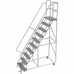 TRI-ARC - Rolling & Wall Mounted Ladders & Platforms Type: Rolling Warehouse Ladder Style: Rolling Safety Ladder - Caliber Tooling