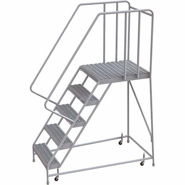 TRI-ARC - Rolling & Wall Mounted Ladders & Platforms Type: Rolling Warehouse Ladder Style: Rolling Safety Ladder - Caliber Tooling