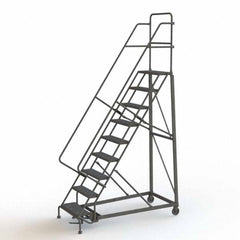 TRI-ARC - Rolling & Wall Mounted Ladders & Platforms Type: Rolling Warehouse Ladder Style: Rolling Safety Ladder - Caliber Tooling