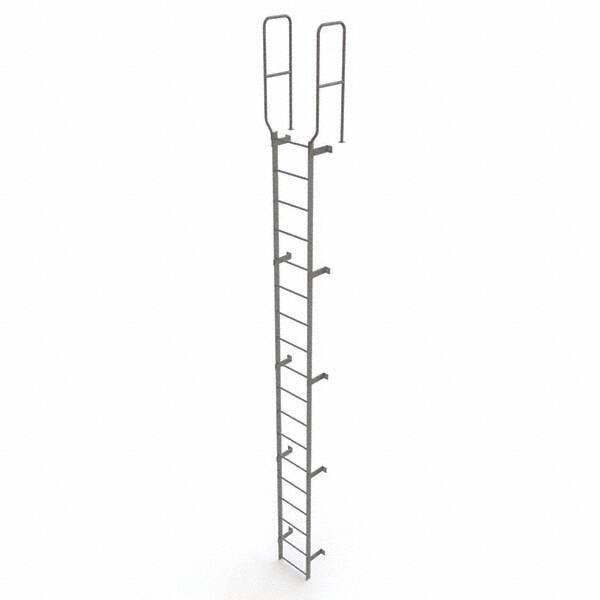 TRI-ARC - Rolling & Wall Mounted Ladders & Platforms Type: Fixed Ladder Style: Safety Cage - Caliber Tooling