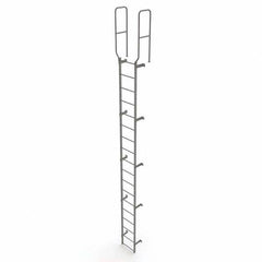 TRI-ARC - Rolling & Wall Mounted Ladders & Platforms Type: Fixed Ladder Style: Safety Cage - Caliber Tooling