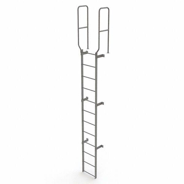 TRI-ARC - Rolling & Wall Mounted Ladders & Platforms Type: Fixed Ladder Style: Safety Cage - Caliber Tooling