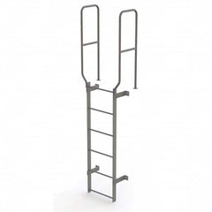 TRI-ARC - Rolling & Wall Mounted Ladders & Platforms Type: Fixed Ladder Style: Safety Cage - Caliber Tooling