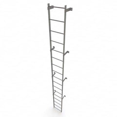 TRI-ARC - Rolling & Wall Mounted Ladders & Platforms Type: Fixed Ladder Style: Safety Cage - Caliber Tooling