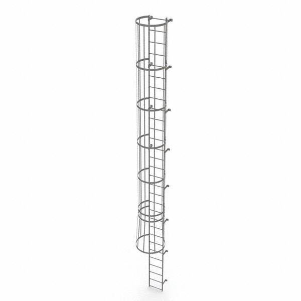 TRI-ARC - Rolling & Wall Mounted Ladders & Platforms Type: Fixed Ladder Style: Safety Cage - Caliber Tooling