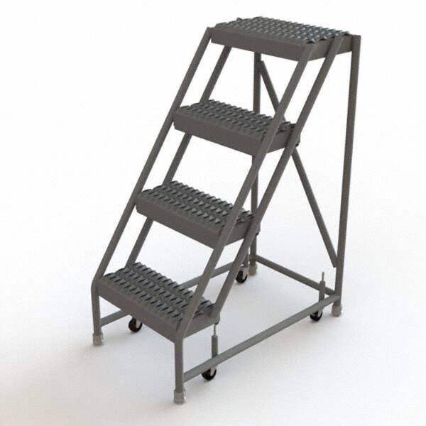 TRI-ARC - Rolling & Wall Mounted Ladders & Platforms Type: Rolling Warehouse Ladder Style: Rolling Platform Ladder - Caliber Tooling