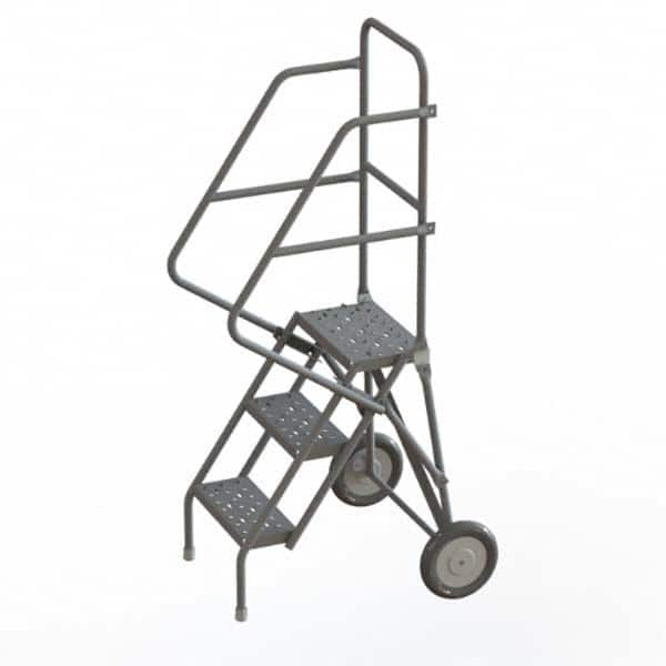 TRI-ARC - Rolling & Wall Mounted Ladders & Platforms Type: Rolling Style: Rolling Platform Ladder - Caliber Tooling