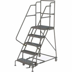 TRI-ARC - Rolling & Wall Mounted Ladders & Platforms Type: Rolling Warehouse Ladder Style: Rolling Platform Ladder - Caliber Tooling