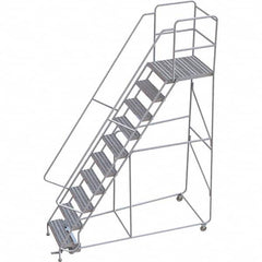 TRI-ARC - Rolling & Wall Mounted Ladders & Platforms Type: Rolling Warehouse Ladder Style: Rolling Safety Ladder - Caliber Tooling