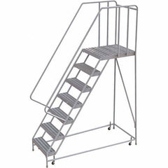 TRI-ARC - Rolling & Wall Mounted Ladders & Platforms Type: Rolling Warehouse Ladder Style: Rolling Safety Ladder - Caliber Tooling