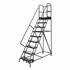 TRI-ARC - Rolling & Wall Mounted Ladders & Platforms Type: Rolling Warehouse Ladder Style: Rolling Platform Ladder - Caliber Tooling