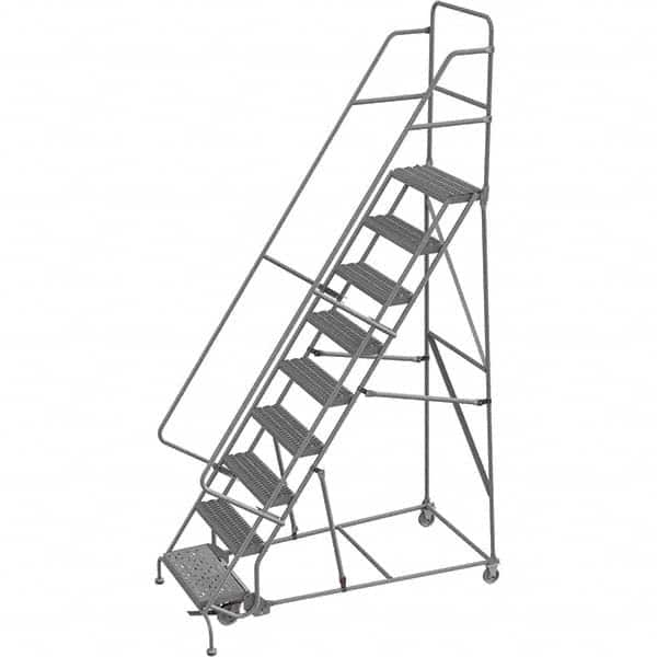 TRI-ARC - Rolling & Wall Mounted Ladders & Platforms Type: Rolling Warehouse Ladder Style: Rolling Platform Ladder - Caliber Tooling