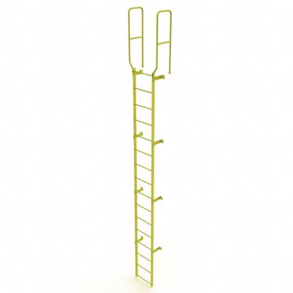 TRI-ARC - Rolling & Wall Mounted Ladders & Platforms Type: Fixed Ladder Style: Safety Cage - Caliber Tooling