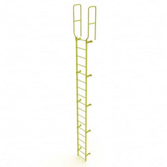 TRI-ARC - Rolling & Wall Mounted Ladders & Platforms Type: Fixed Ladder Style: Safety Cage - Caliber Tooling