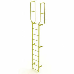 TRI-ARC - Rolling & Wall Mounted Ladders & Platforms Type: Fixed Ladder Style: Safety Cage - Caliber Tooling