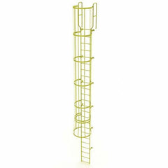 TRI-ARC - Rolling & Wall Mounted Ladders & Platforms Type: Fixed Ladder Style: Safety Cage - Caliber Tooling