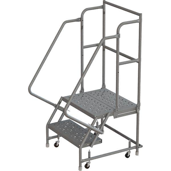 TRI-ARC - Rolling & Wall Mounted Ladders & Platforms Type: Rolling Warehouse Ladder Style: Rolling Platform Ladder - Caliber Tooling