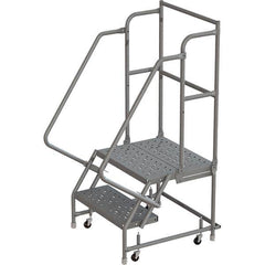 TRI-ARC - Rolling & Wall Mounted Ladders & Platforms Type: Rolling Warehouse Ladder Style: Rolling Platform Ladder - Caliber Tooling