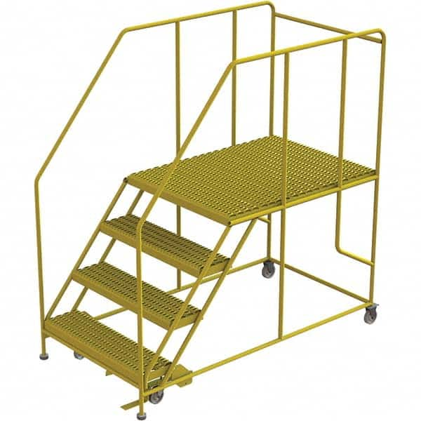 TRI-ARC - Rolling & Wall Mounted Ladders & Platforms Type: Rolling Work Platform Style: Steel Work Platform - Caliber Tooling