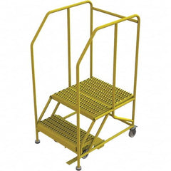 TRI-ARC - Rolling & Wall Mounted Ladders & Platforms Type: Rolling Work Platform Style: Steel Work Platform - Caliber Tooling