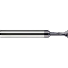 Harvey Tool - 30° 3/16" Cut Diam, 1/8" Cut Width, Solid Carbide Dovetail Cutter - Exact Industrial Supply